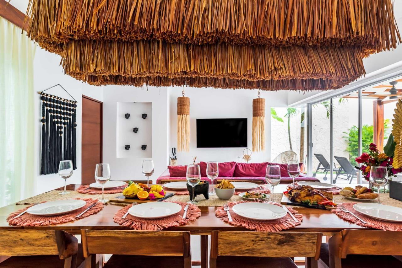 Villa Ek'Balam & Villa Flamingo, Luxury Villas, Private Pool, Private Garden, Jacuzzi, 24H Security Tulum Luaran gambar